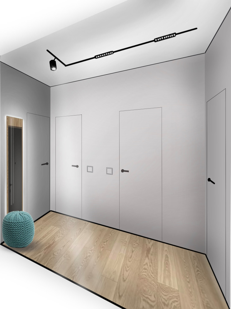 Однакомнатная квартира в Современном стиле с элементами Поп-арта.