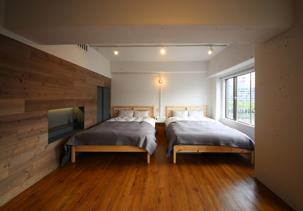 Modern bedroom in Osaka.