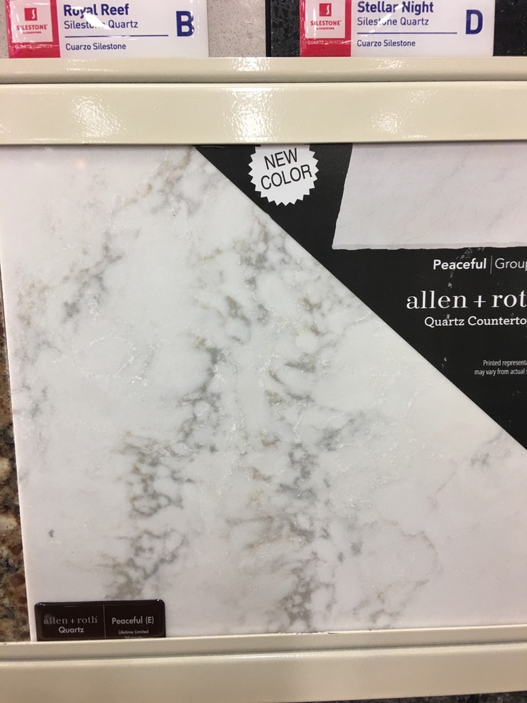 Allen and Roth Peaceful quartz installed