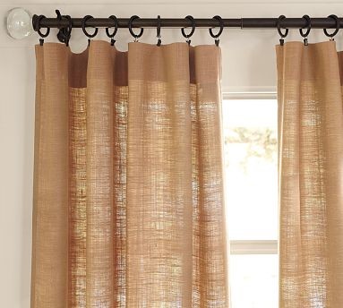 Burlap Deep Pocket Drape