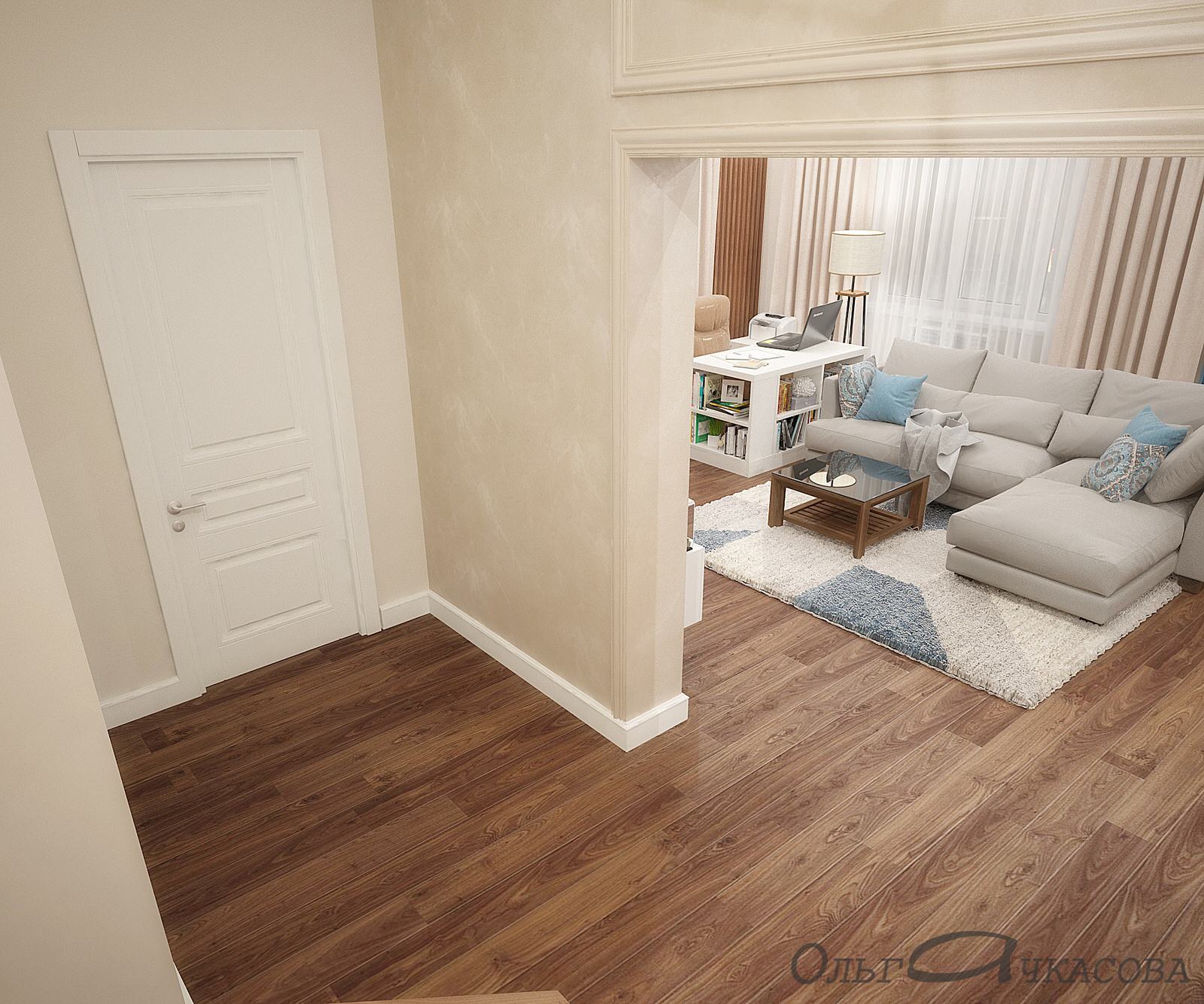 Уютный дом для молодой семьи с двумя детьми (1 этаж)