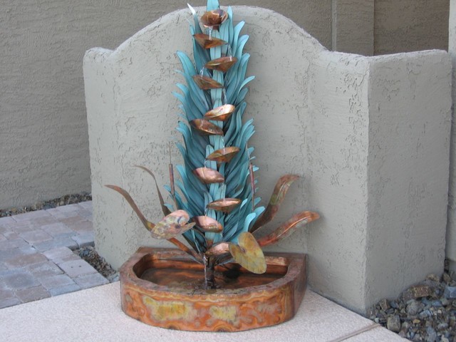 Water Features american-southwest-patio