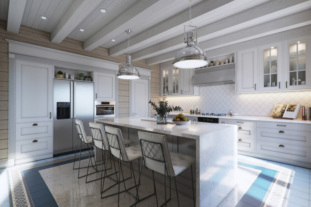 Загородный дом из клееного бруса со вторым светом