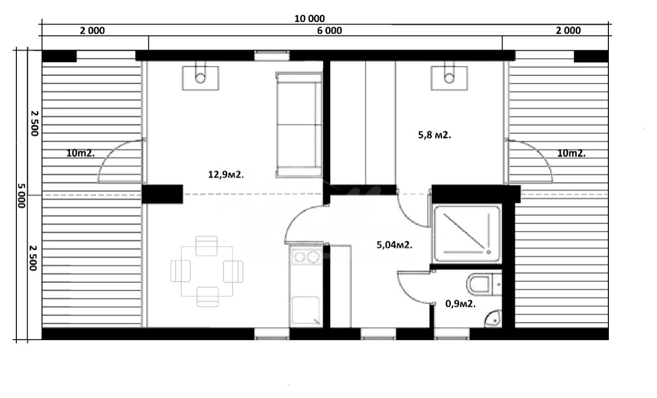 Модульный дом "Азиль"