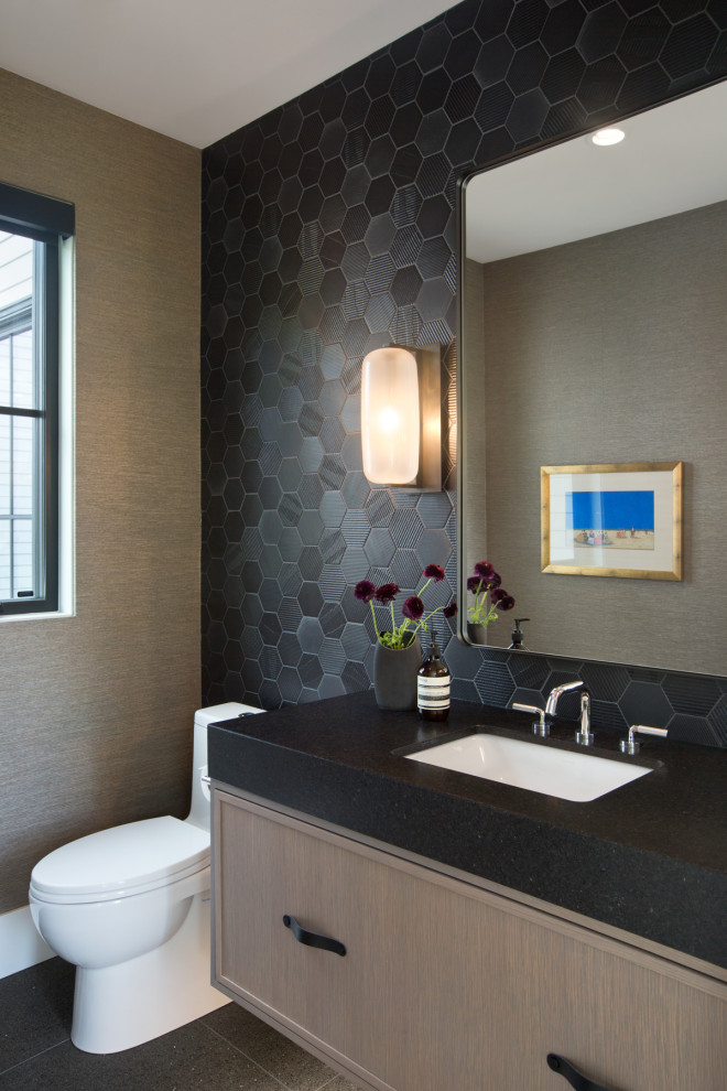 Grizzly Hill - Farmhouse - Powder Room - Vancouver - by Form Collective ...