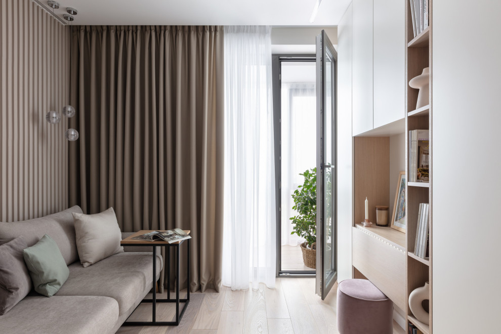 Однокомнатная квартира в бирюзовых тонах