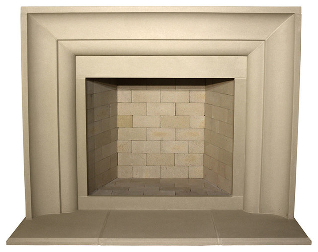 Avant Cast Stone Fireplace Mantel, Cast Fireplace Surround