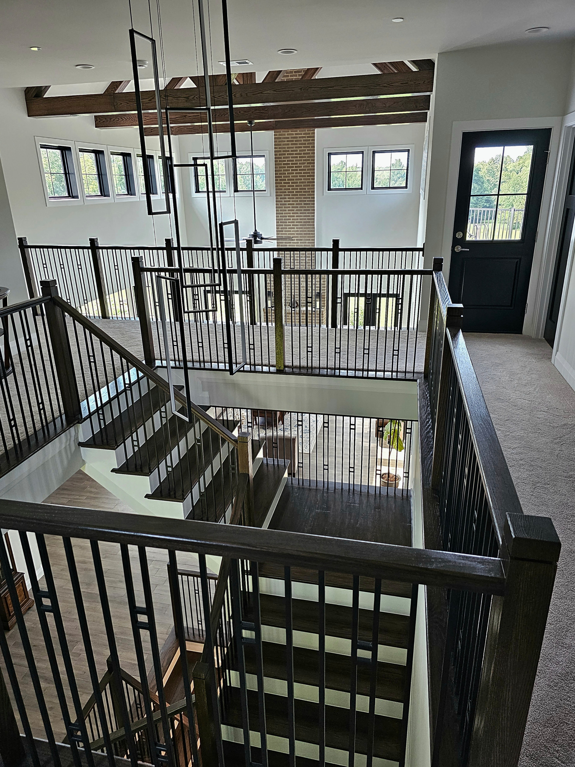 109_Impressive Floating Staircase in Countryside Retreat, Upper Marlboro, MD