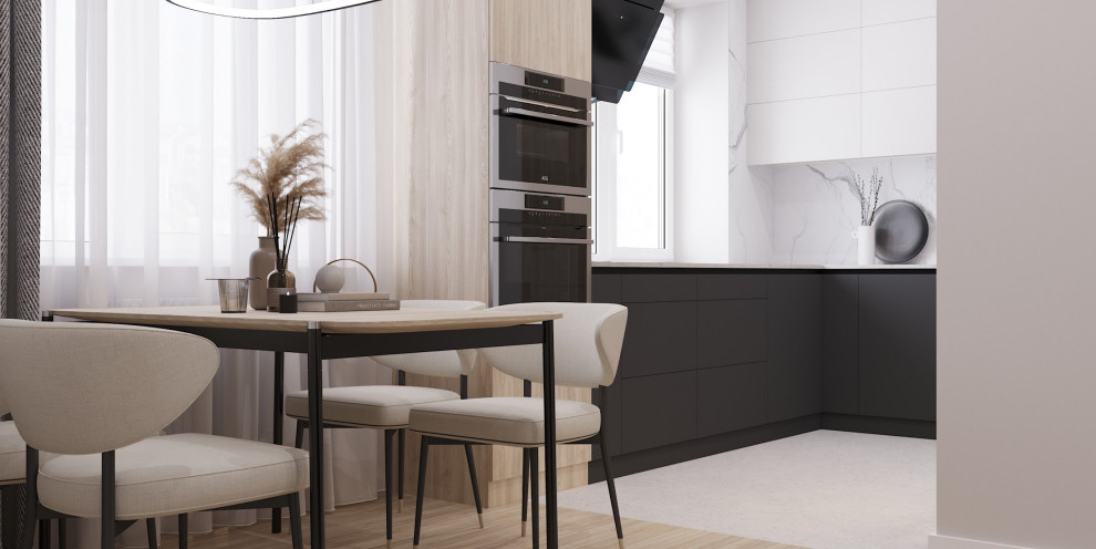 Современные апартаменты в природных тонах