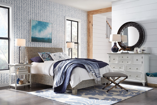 Catalina Woven Platform Bed - Coastal - Boston - by Boston Interiors ...