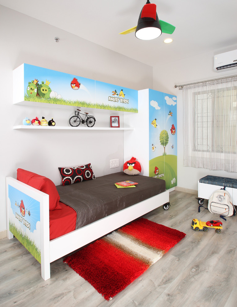 This is an example of a contemporary kids' room for boys in Bengaluru.