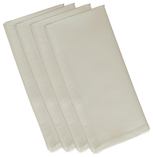 19 x 19 N4SOIV2 Off White 19 x 19 E by design Solid Print Napkin Cream
