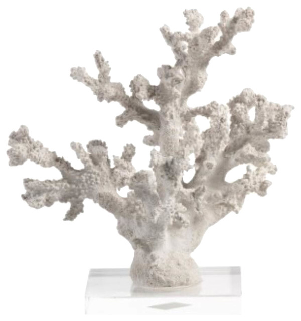 Nerissa Coral Sculpture, White