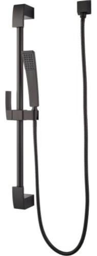 Pfister LG16-3DF Kenzo Slide Bar Shower Accessories, Black