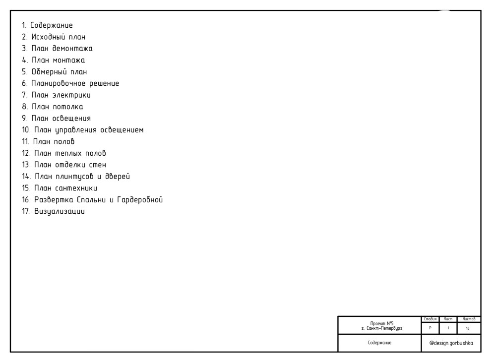 Альбом Дизайн-проекта трехкомнатной квартиры