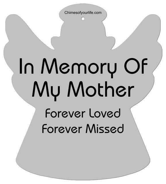 Chimes Of Your Life Mother Angel Memorial Wind Chime 19 Silver Chimes Of Your Life Mother Angel Memorial Wind Chime 19 Silver Contemporary