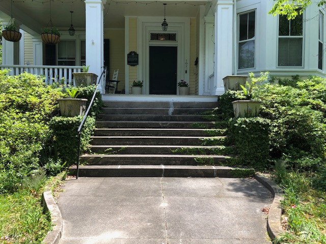 front steps 
