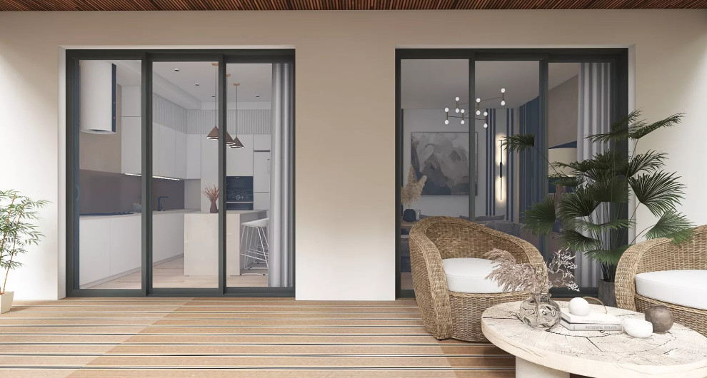 Дом в теплых тонах