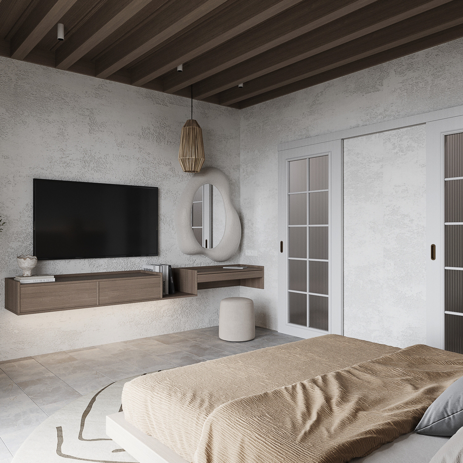 Частный дом в стиле джапанди