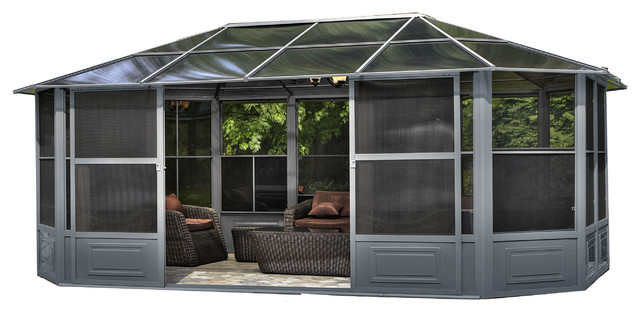 Gazebo Penguin 12'x18' Solarium in Gray