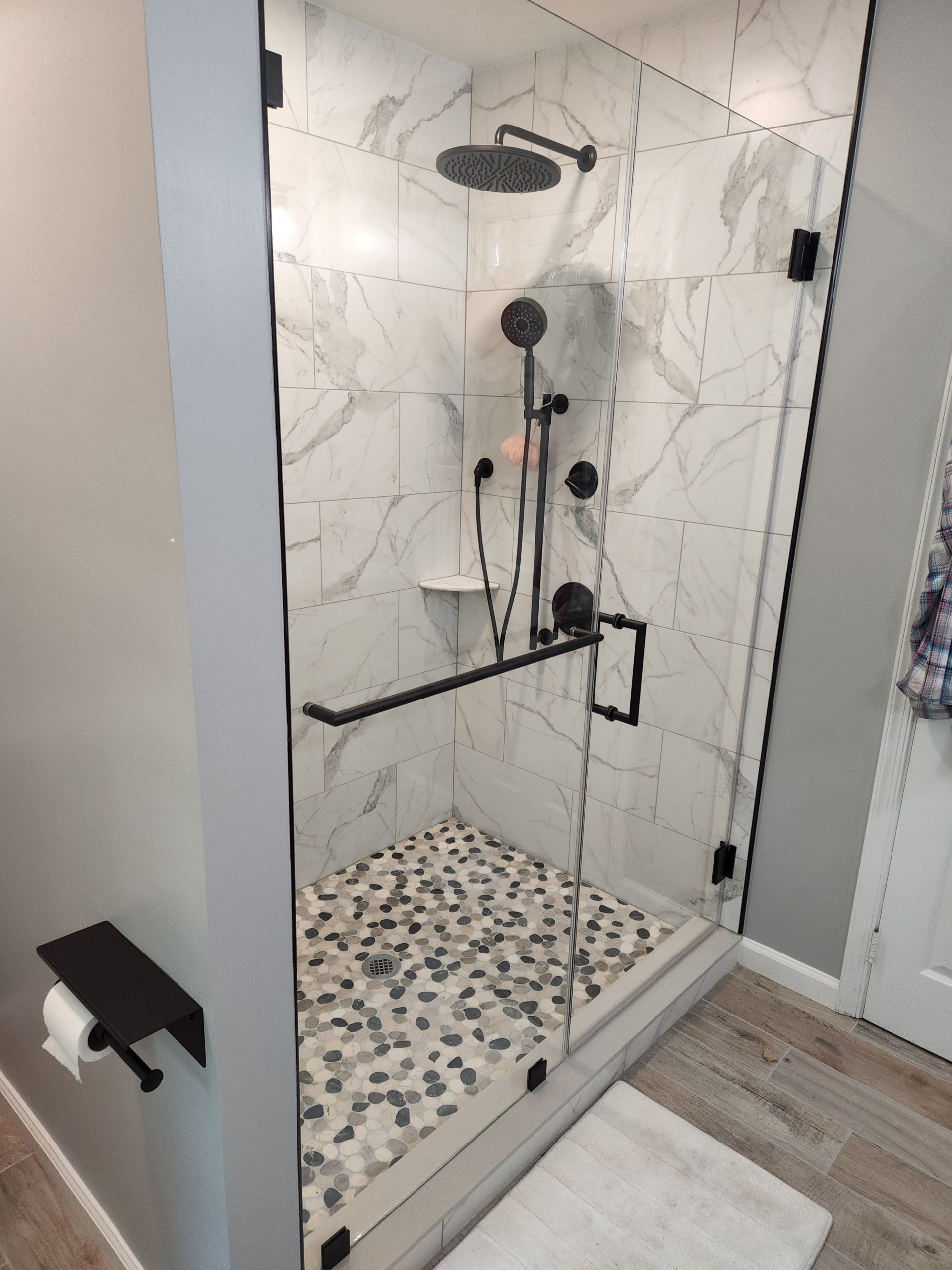Bathroom Remodel; Walk-in Shower Conversion