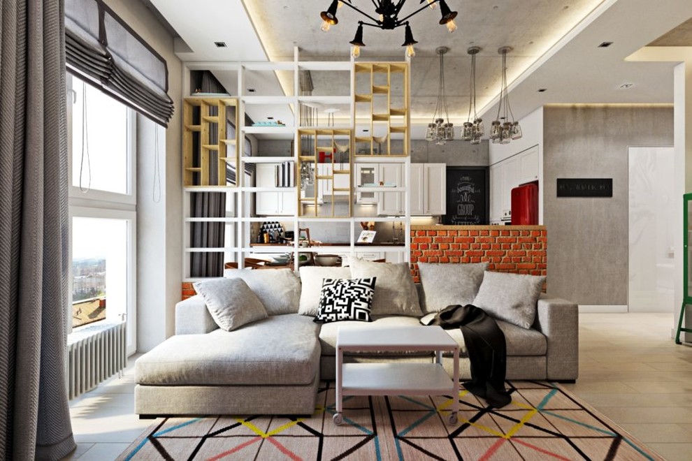 Квартира-студия: дизайн интерьера для ярких эмоций