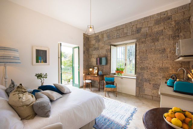 Villa Tozzoli House - Salotto country-bedroom
