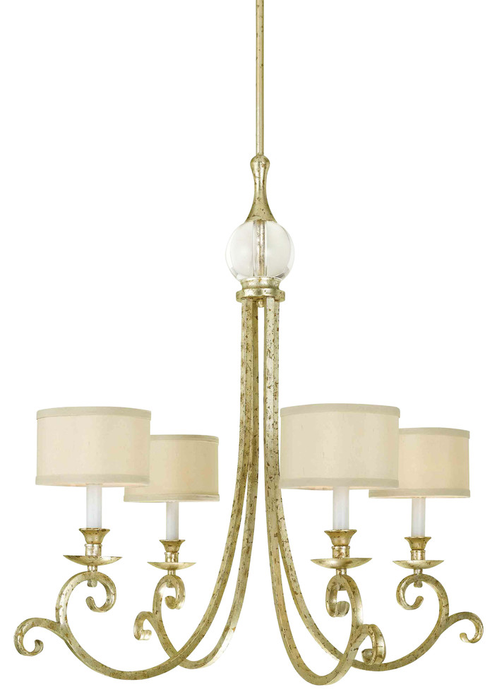 Candice Olson 7900-4H Lucy Soft Gold 4 Light Chandelier