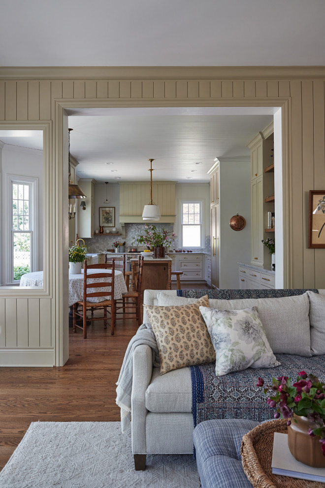 Pillement House - Farmhouse - Living Room - Chicago - by Laura Design ...