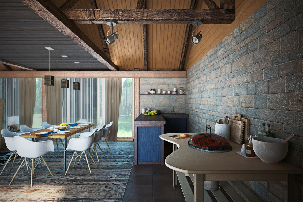 Зона отдыха при бане