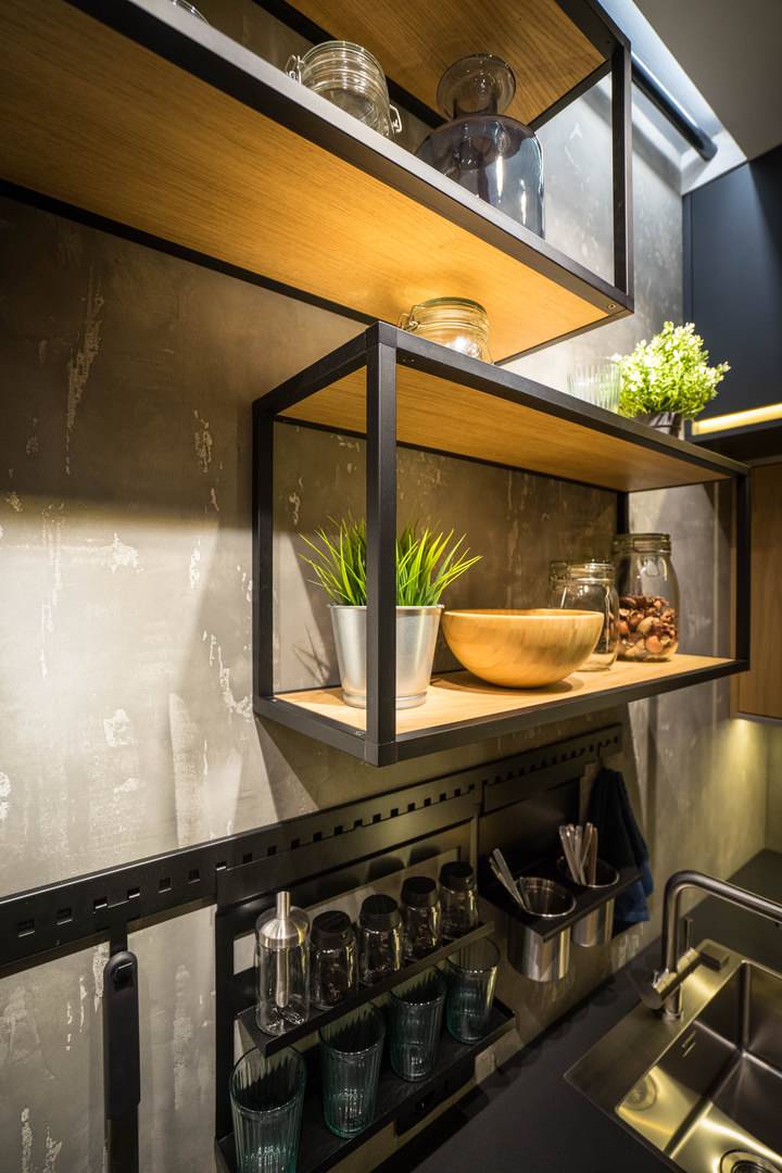 Кухня в лофте на Чапаева