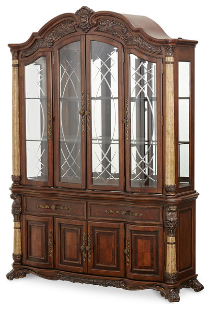 Victoria Palace 2-Piece China Cabinet - Victorian - China Cabinets And ...