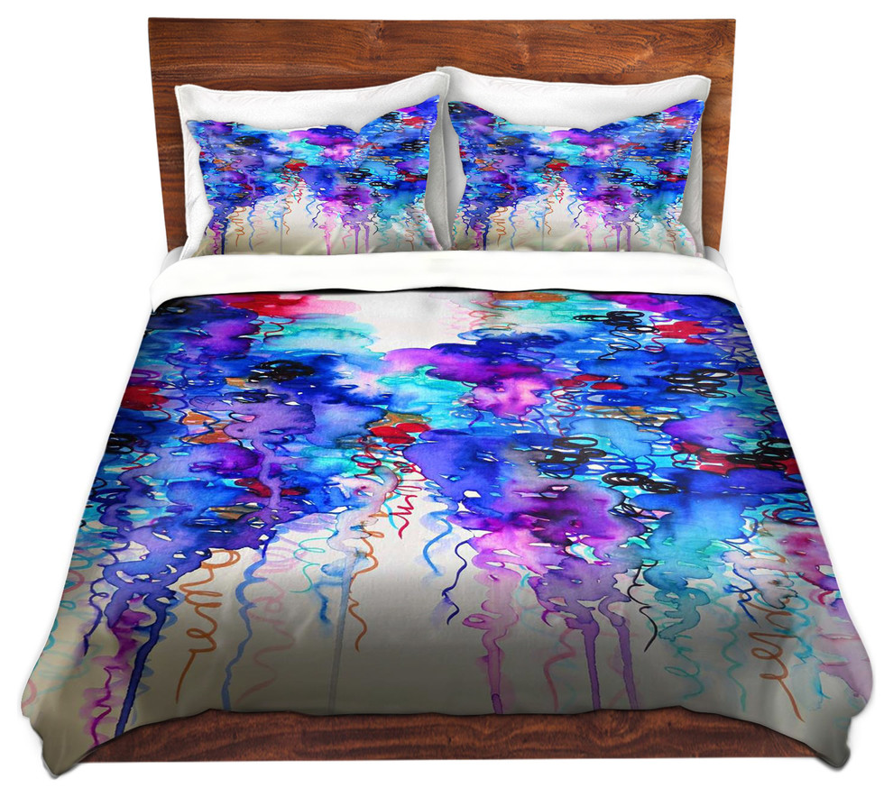 Cloudy Day I Microfiber Duvet Cover, Twin Duvet Only 68"x88"