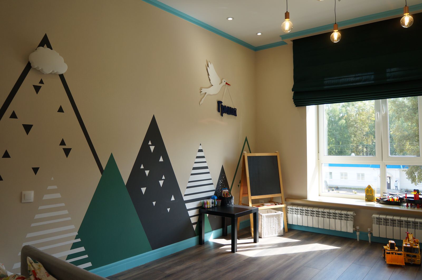 Роспись в детской для мальчика