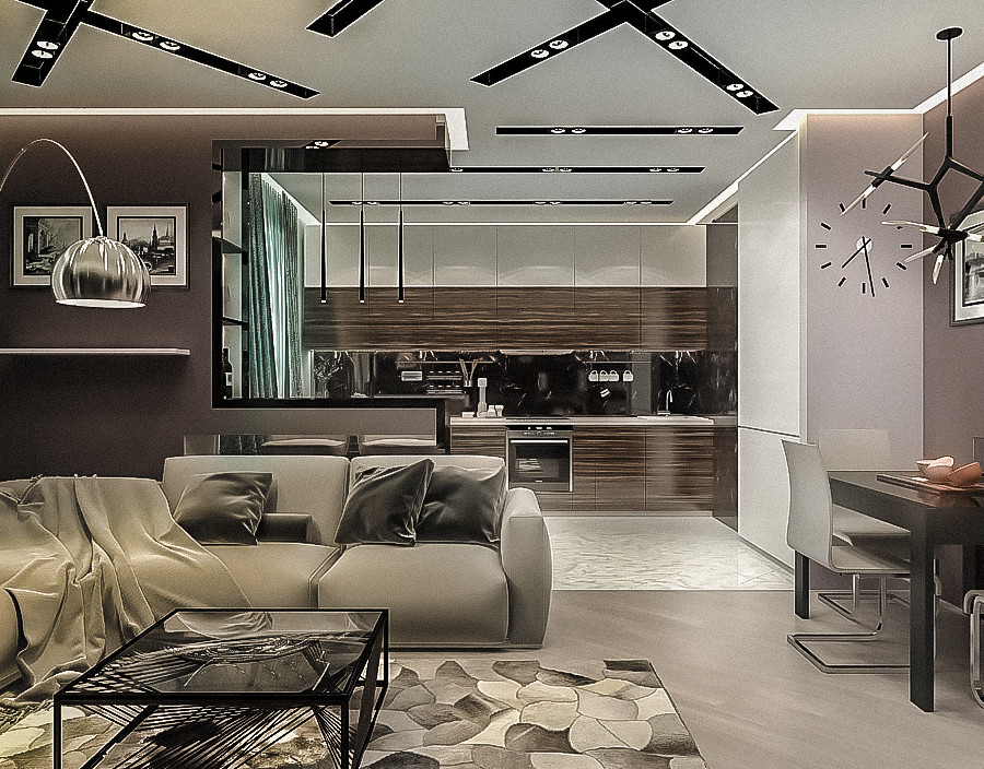 Мужской интерьер холостяка