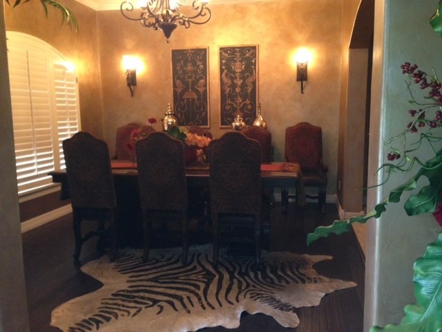 Formal dining room, completed.
