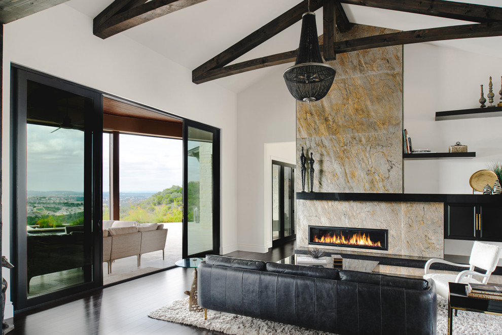 Home design - transitional home design idea in Austin