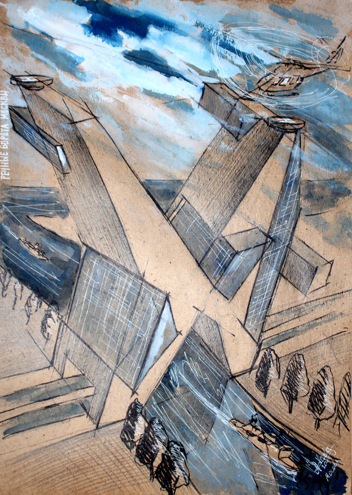 Размышление с карандашом - высотные здания