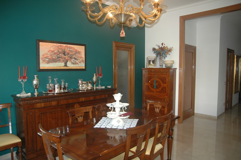 Immagine di una sala da pranzo bohémian