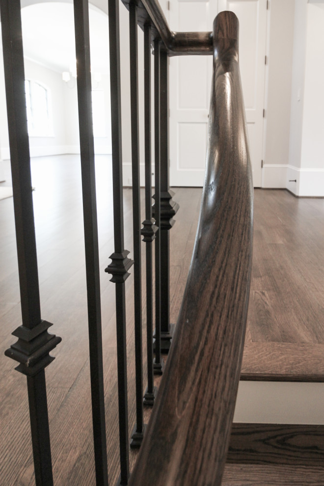 86_ Gorgeous Floating Curved Staircase, McLean VA 22066 - Traditional ...