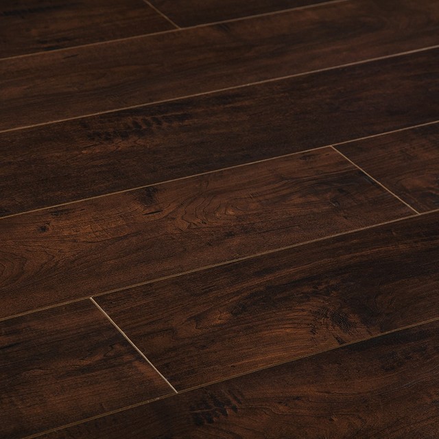 Dark Chocolate Brown 8 Ac3 Traditional Laminate Flooring By Builddirect - Laminate Flooring Ac3