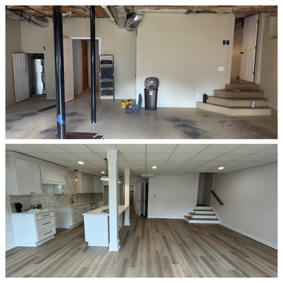 Dallas Garage Conversion and Basement Remodel