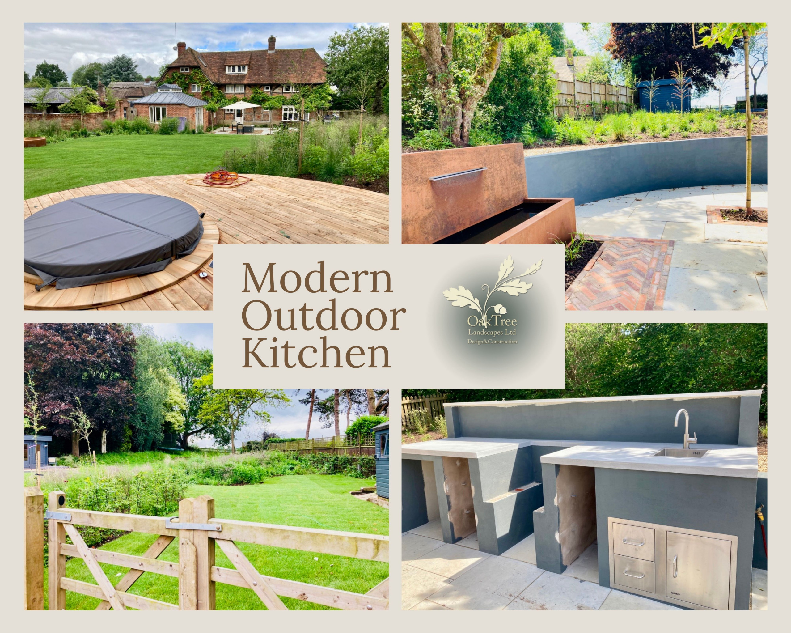 Old Meets New: A Modern Outdoor Kitchen