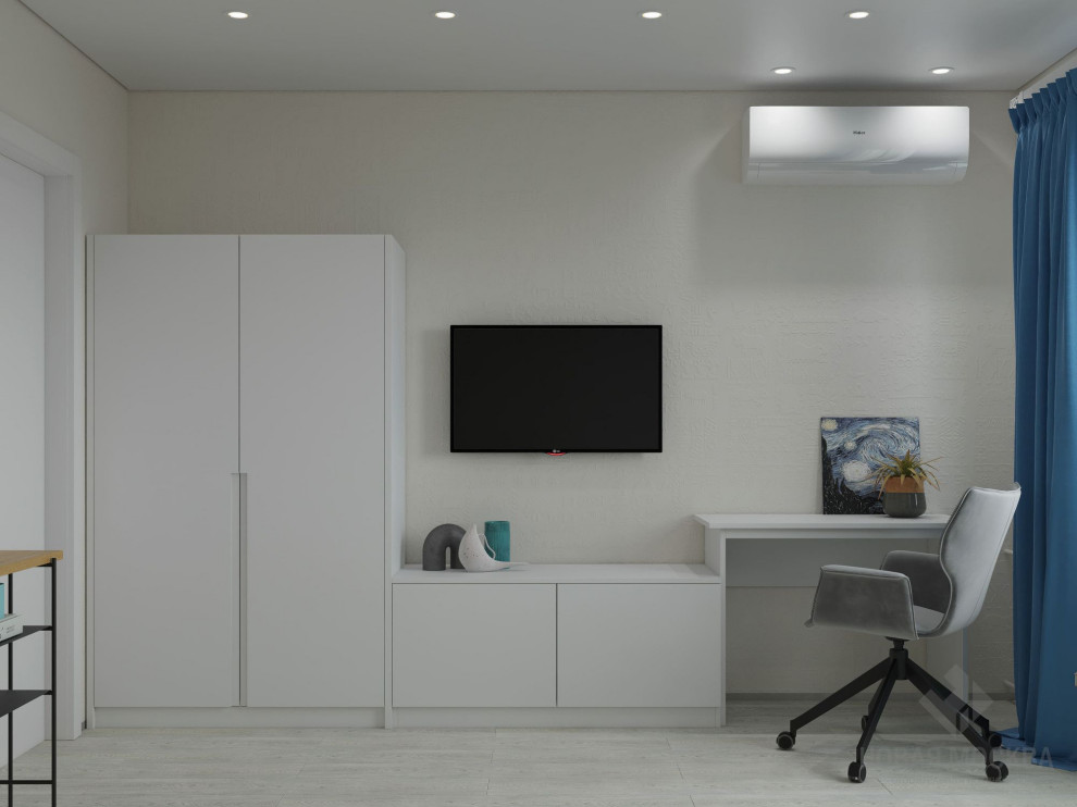 Дизайн-проект двухкомнатной квартиры 52 кв.м на Куусинена