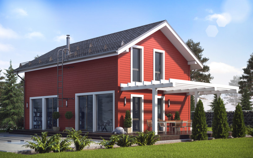 Дом А+ в Алешкино