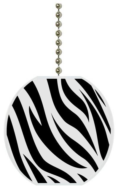 Zebra Print Ceiling Fan Pull