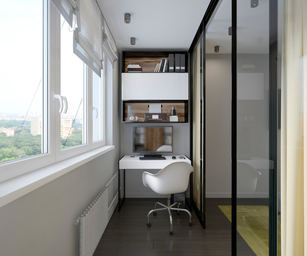 Квартира в сером цвете