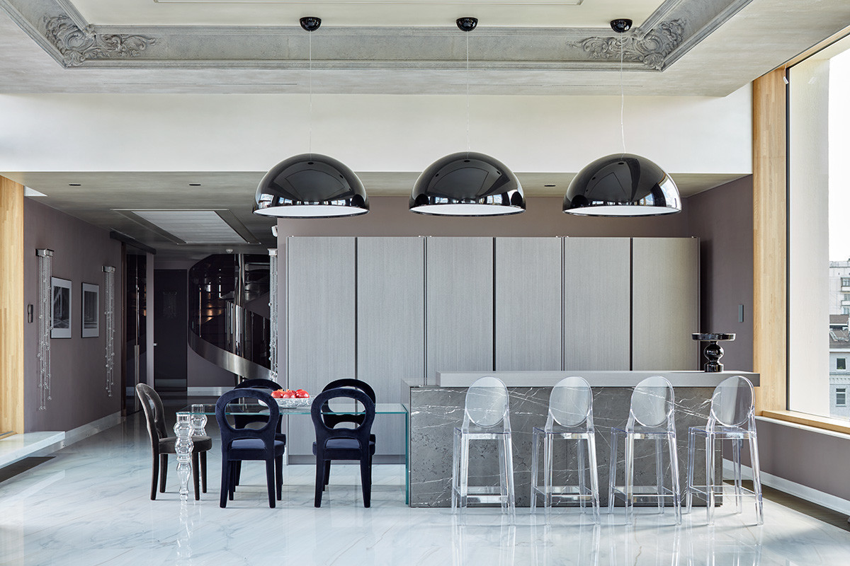 ПЕНТХАУС, ул. Гиляровского для семьи из 4 человек, 675,59 м2