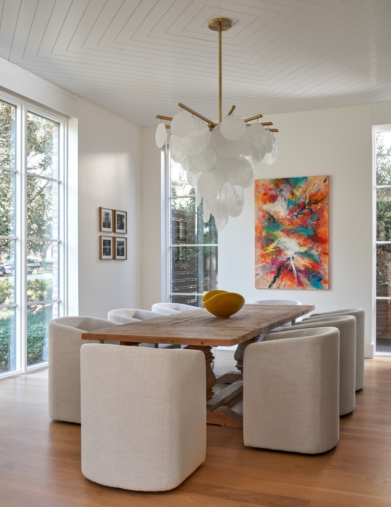 Transitional home design photo in Dallas