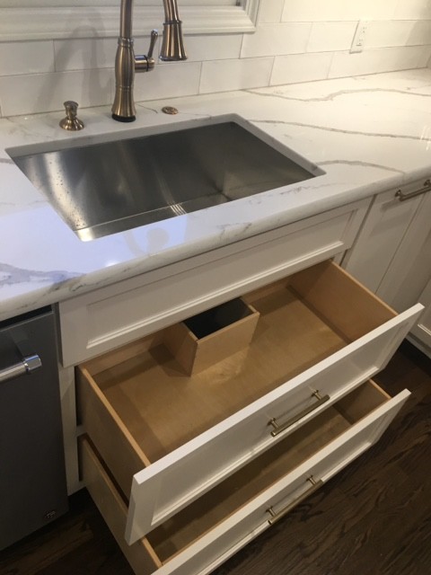 Custom built drawers under sink - Charlotte - by Twisted Sisters Design ...